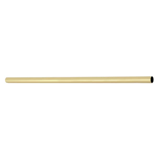 BAR1112BB Water Onyx 18" X 5/8" OD Towel Bar Only, Brushed Brass